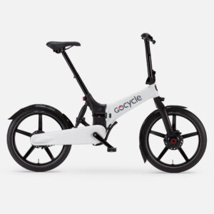 Gocycle G4i white side view