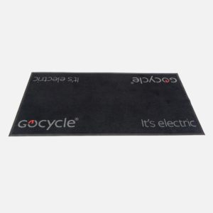 Gocycle display carpet