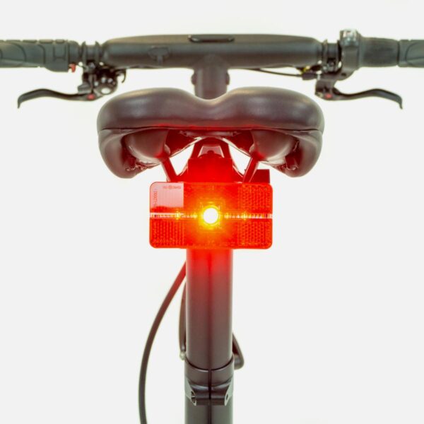 Cateye light on a Gocycle