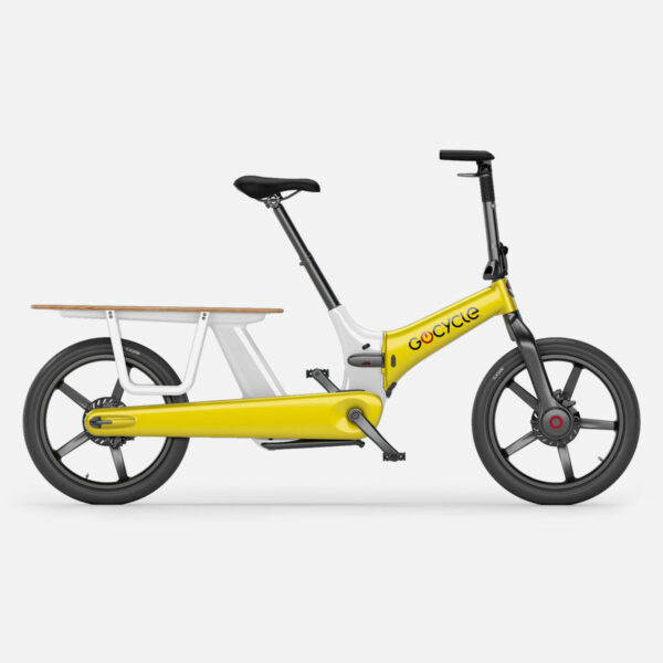 Gocycle CX+ Yellow White family ebike