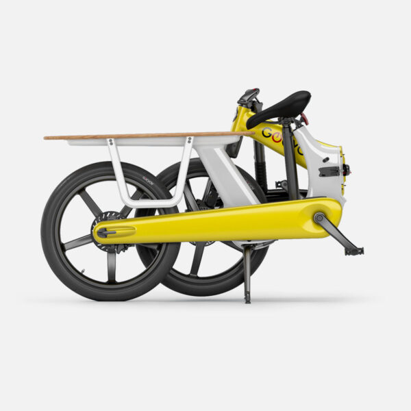 Gocycle CXi Yellow folded