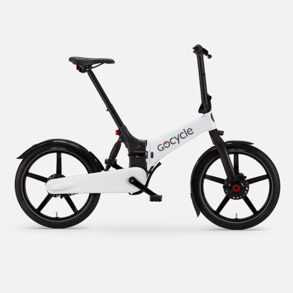 Gocycle G4 white side view